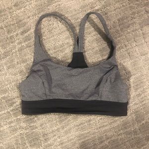 Grey lululemon sports bra